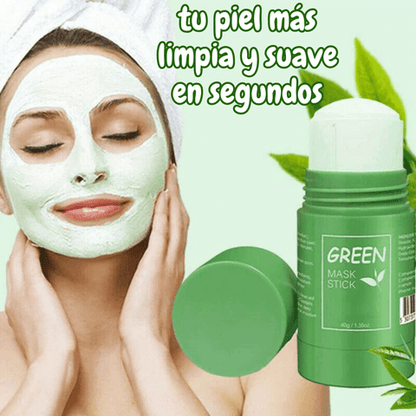 🍃 Limpia, hidrata y rejuvenece tu piel al instante con Green Mask Stick ✨