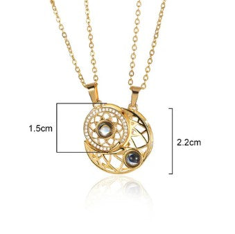 💖 Demuestra tu Amor de Forma Única: Collares que Proyectan 'Te Amo' en 100 Idiomas 🌍