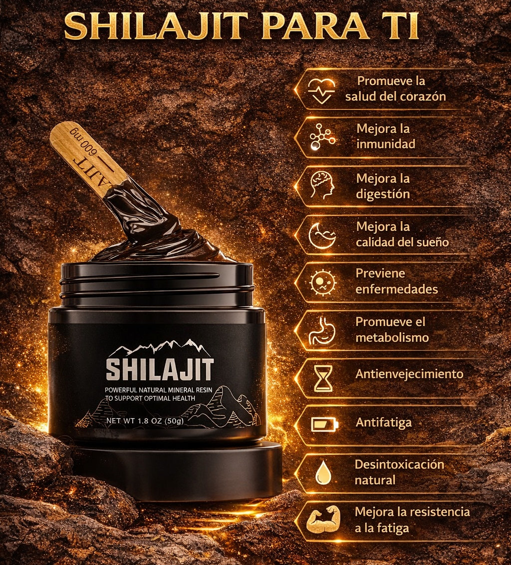 Shilajit: La Bomba Natural para Tu Energía y Vitalidad
