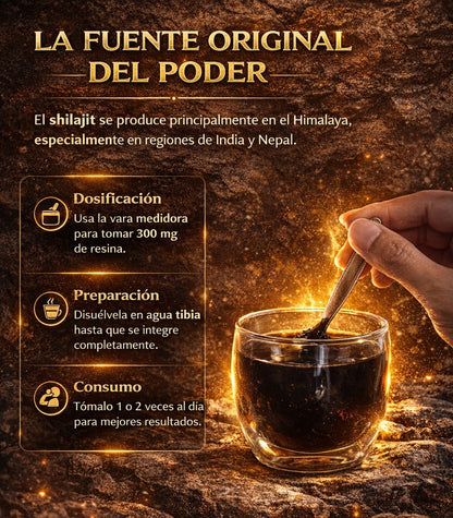 Shilajit: La Bomba Natural para Tu Energía y Vitalidad